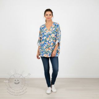 Viskóza RADIANCE Flower Jane digital print