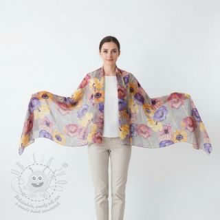 Viskóza RADIANCE Flower Elia digital print