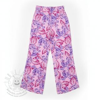 Viskóza RADIANCE Anabella leaves pink digital print