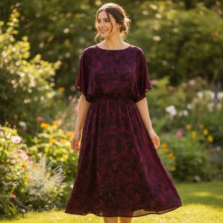 Viskóza ROSELLA STRETCH Calle digital print