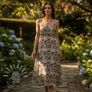 Viskóza RAYON POPLIN Diverse graphics design E digital print