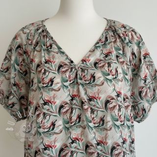 Viskóza RAYON POPLIN Diverse graphics design E digital print