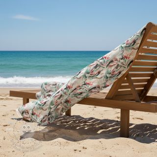 Viskóza RAYON POPLIN Diverse graphics design E digital print