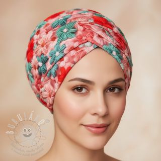 Viskóza RAYON POPLIN Knitted design D digital print