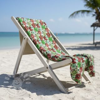 Viskóza RAYON POPLIN Knitted design E digital print