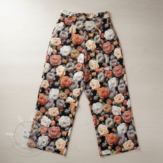 Viskóza RAYON POPLIN Knitted design F digital print