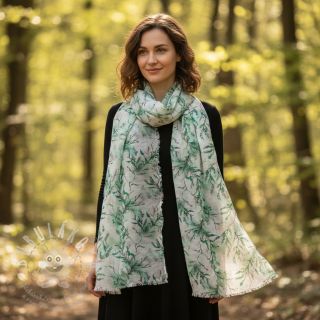 Viskóza RAYON POPLIN Bright flowers design D digital print