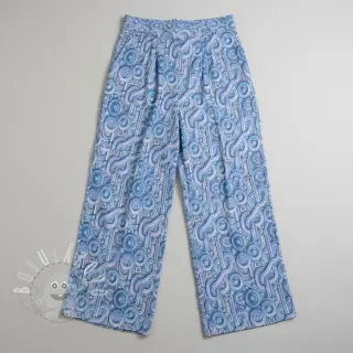 Úplet VISCOSE Unity blue digital print