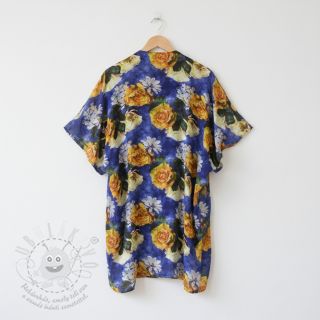 Viskóza Artistic flowers design B digital print