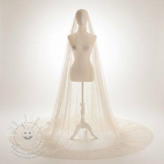 Tyl na TUTU SPOT light salmon