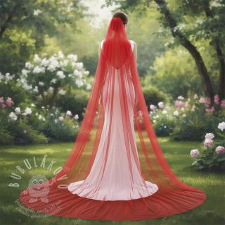 Tyl na TUTU red 160 cm