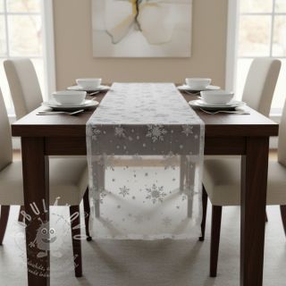 Tyl na TUTU Crystal white