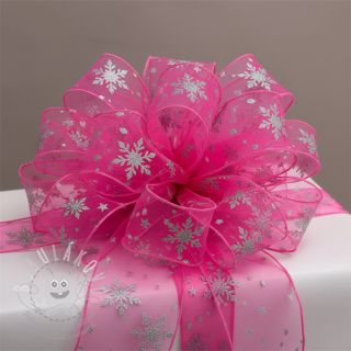 Tyl na TUTU Crystal fuchsia