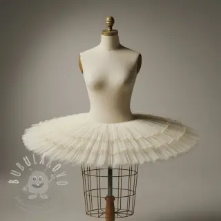 Tyl na TUTU ROYAL SPARKLE ecru gold