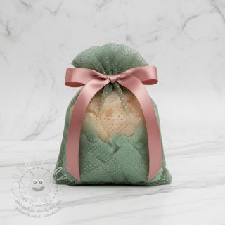 Tyl na TUTU ROYAL SPARKLE old green gold