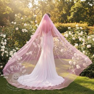 Tyl na TUTU Rainbow glitter design B