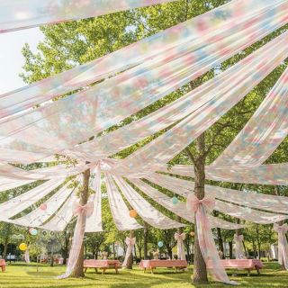 Tyl na TUTU Rainbow design H