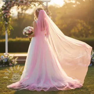 Tyl na TUTU Rainbow design B