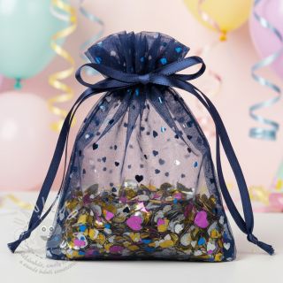 Tyl na TUTU ROYAL Hearts navy