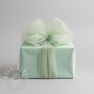 Tyl na TUTU ROYAL SPARKLE mint gold