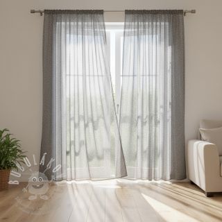 Tyl na TUTU ROYAL SPARKLE dark grey silver