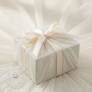 Tyl na TUTU ROYAL SPARKLE white gold