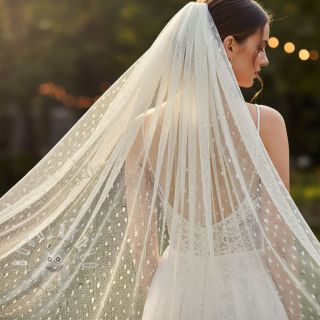 Tyl na TUTU DOT ecru