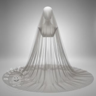 Tyl na TUTU grey 160 cm