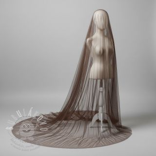 Tyl na TUTU chocolate 160 cm