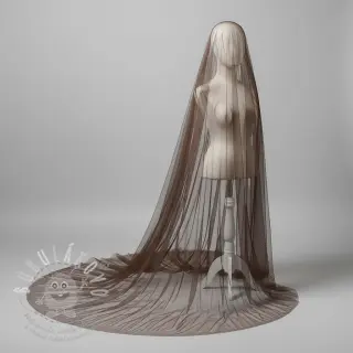 Tyl na TUTU chocolate 160 cm