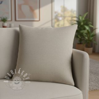 Len s bavlnou Lico beige