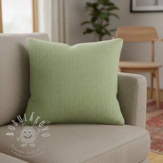 Len s bavlnou Fishbone lime