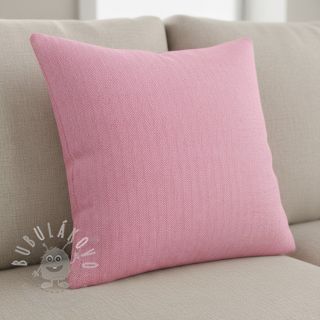 Len s bavlnou Fishbone fuchsia