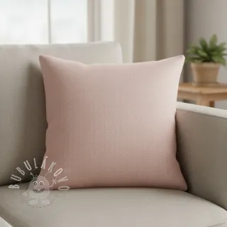 Len s bavlnou Fishbone pink