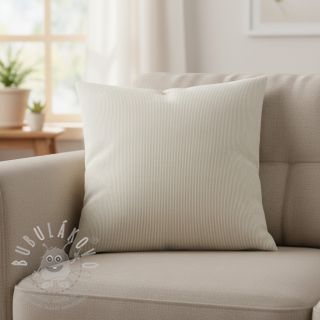 Len s bavlnou Lira mini stripe beige