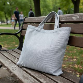 Len s bavlnou Lira mini stripe jeans