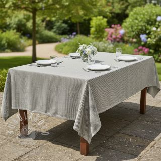 Len s bavlnou Lira mini stripe black