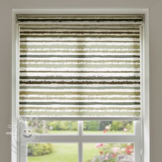 Bavlněná látka Big stripes Snoozy taupe