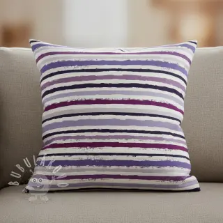 Bavlněná látka Big stripes Snoozy violet