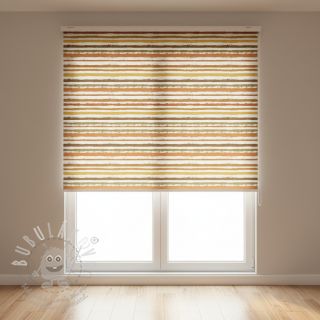 Bavlněná látka Small stripes Snoozy brick