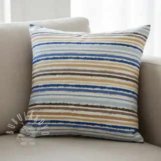 Bavlněná látka Small stripes Snoozy old blue