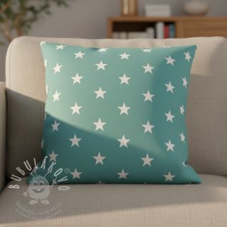 Bavlněná látka Stars fresh sage