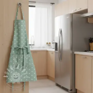 Bavlněná látka Stars mint