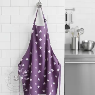 Bavlněná látka Stars purple