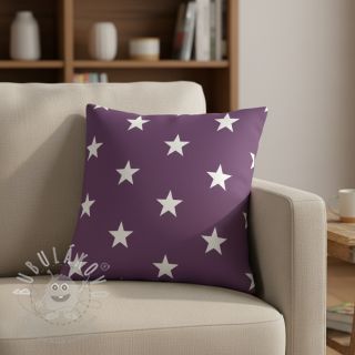 Bavlněná látka Stars purple