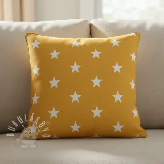 Bavlněná látka Stars yellow