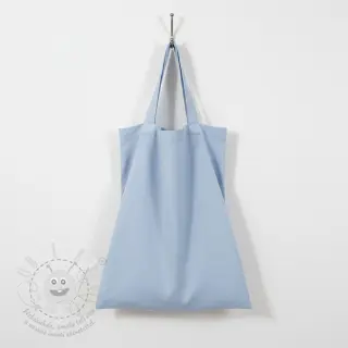 Bavlněný popelín baby light blue