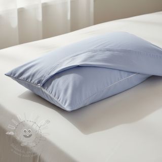 Bavlněný popelín light blue lavender