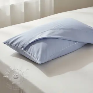 Bavlněný popelín light blue lavender