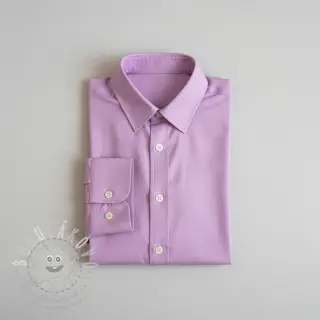 Bavlněný popelín rose lilac